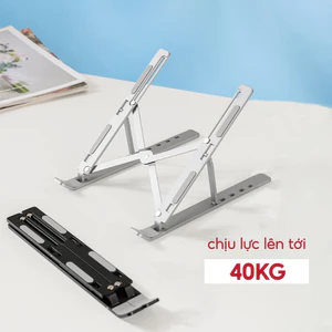 Giá Đỡ Laptop Macbook Hợp Kim Nhôm Đế Tản Nhiệt Kê Laptop Có Thể Điều Chỉnh Độ Cao