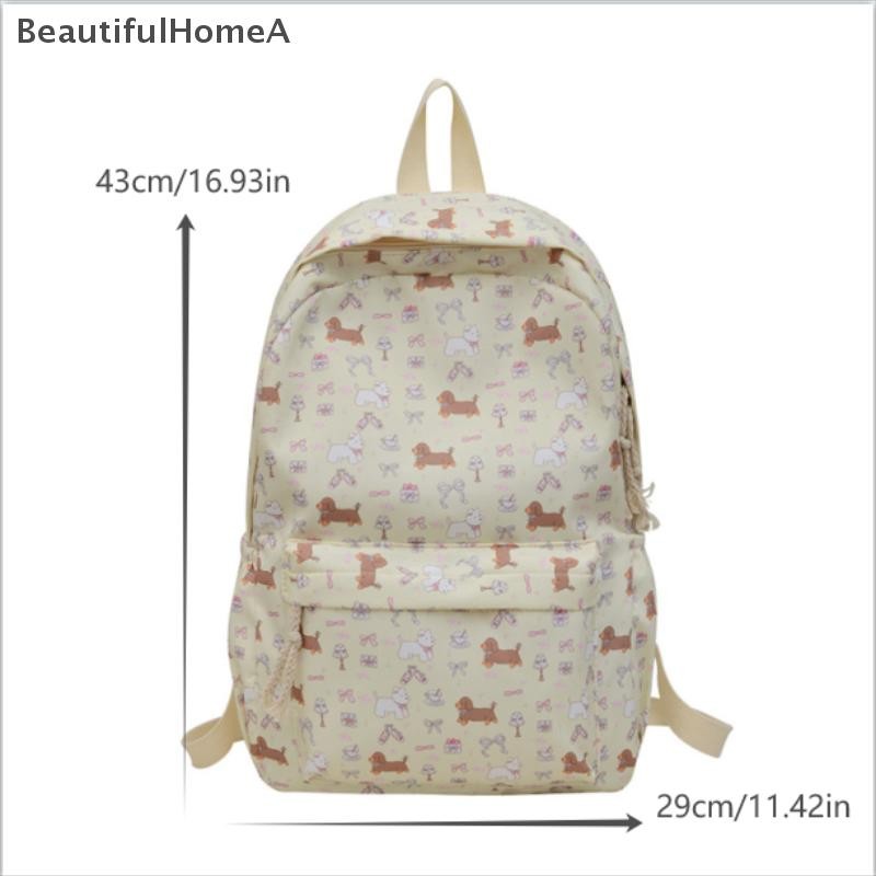 BeautifulHomeA Dễ Thương In Hình Chó Con Dachshund Ba Lô Phong Cách Đại Học Học Sinh Schoolbag Di Động Dung Tích Lớn Túi Du Lịch Nữ Tính Quà Tặng Sinh Nhật VN