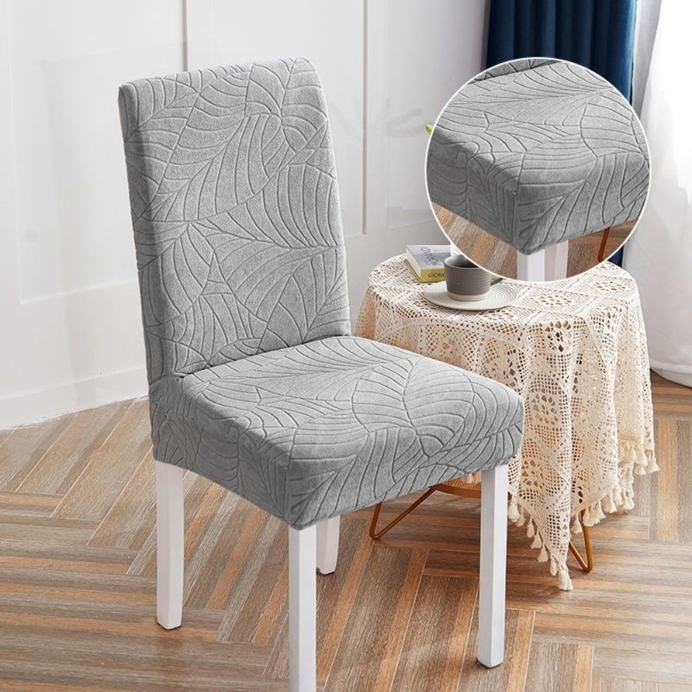 Vỏ bọc ghế chống nước NATURALHM, Vỏ bọc ghế ăn Jacquard co giãn lưng cao, Vỏ bọc ghế thun thun Jacquard Sử dụng tại nhà