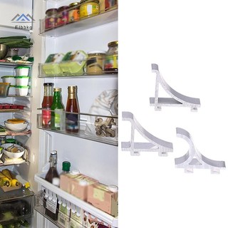 ELBBKG 6 Chiếc Kim Loại K Loại Tủ Đông Kẹp Kệ Tủ Lạnh Hỗ Trợ Móc Làm Mát Kệ Nẹp Tủ Lạnh Đồ Uống Tủ Khóa Kệ Mới