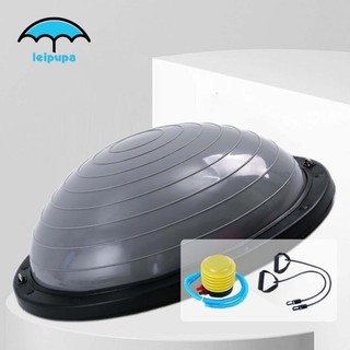 Máy tập cân bằng nửa quả cầu Leipupa với dây kháng lực và máy bơm, phù hợp phòng tập tại nhà