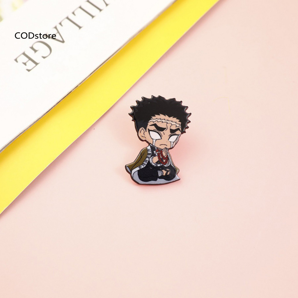 KDC Breastpin trâm cài thổ cẩm thiết kế anime Demon Slayer đáng yêu cho trang trí