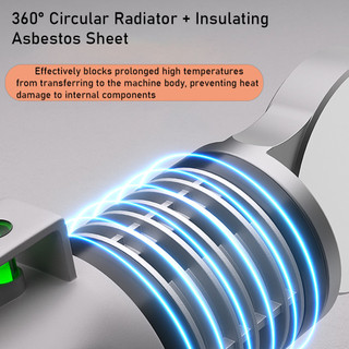 Máy hàn nhiệt ống PPR/PB/PE 1000W, phù hợp với đường kính ống 20-63mm, hiệu quả và tiện lợi, làm nóng nhanh chóng