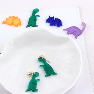 Diy Handmade Phụ Kiện Trang Sức Chất Liệu Acrylic Ngộ nghĩnh Động Vật Khủng Long Bông Tai Bông Tai Túi Điện Thoại Di Động Mặt Dây Chuyền