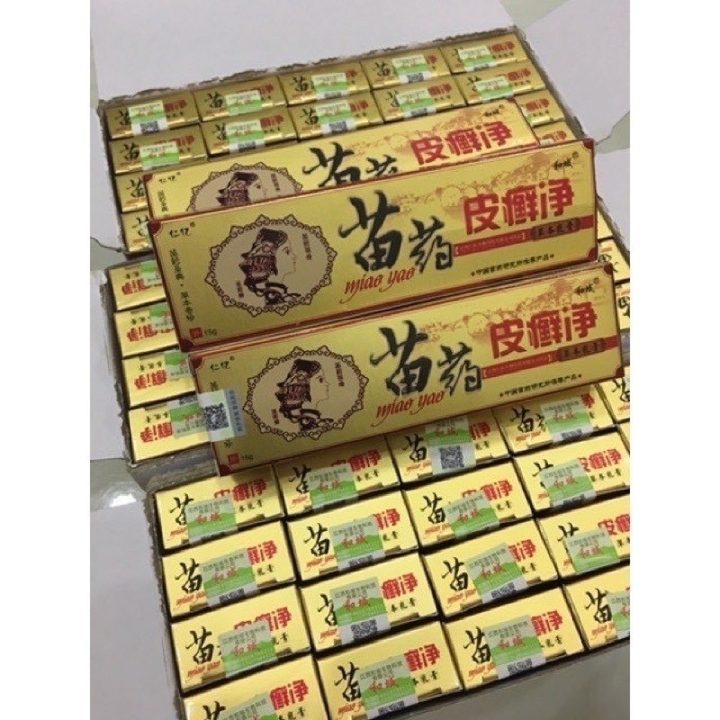 [Miao Vàng] CHÍNH HÃNG Kem bôi giảm ngứa, Kem bôi hắc lào mề đay tổ đỉa viêm da nấm da đầu nước ăn chân tay 15gr
