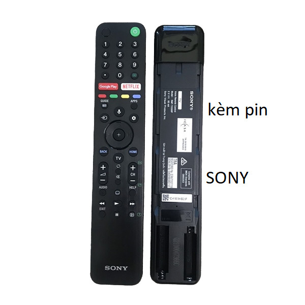 điều khiển remote từ xa tivi sony giọng nói RMF-TX500P hàng mới-kèm pin-tay đầu bấm tivi sony giọng nói RMF-TX500P