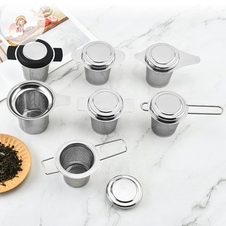 Twe 304 thép không gỉ lọc trà tái sử dụng, thoát nước, lọc lá/gia vị, phụ kiện bếp VN