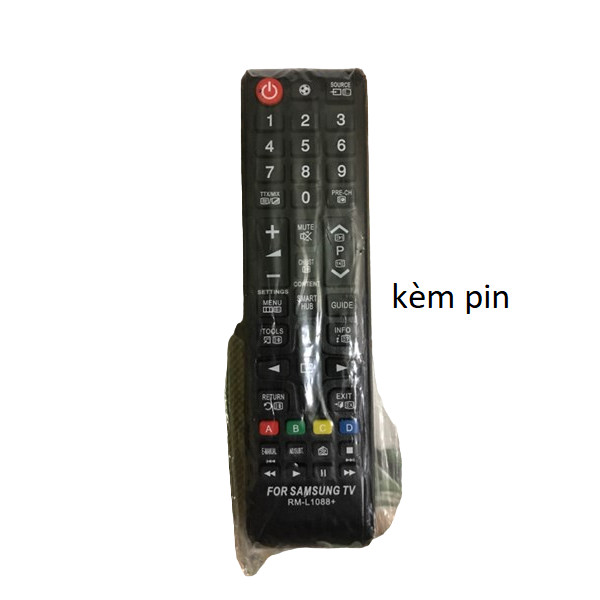 tay điều khiển remote từ xa tivi Samsung ngắn thường 1088 -3-kèm pin