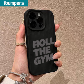 ibumpers Ốp Lưng iPhone Hàn Quốc Đơn Giản Chữ Họa Tiết Ốp Điện Thoại Silicon Mềm Chống Sốc Chống Bẩn Cho Iphone 16 15 14 12 13 11 Pro Max IP 7 8 Plus X XS XR