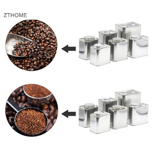 Zthome Cà Phê Đậu Kín Hơi Lon Cắm Trại Ngoài Trời Hộp Thiếc Cấp Thực Phẩm Bao Bì Bảo Quản Tươi Thở Sắt Lon HOT