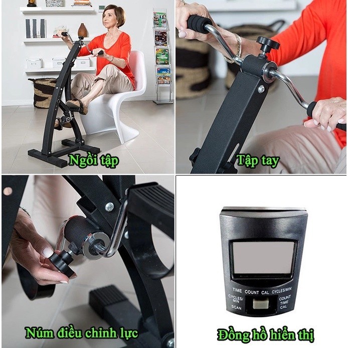 Xe đạp tập thể dục Dual Bike, xe đạp tập thể dục phục hồi chức năng tại nhà giá rẻ