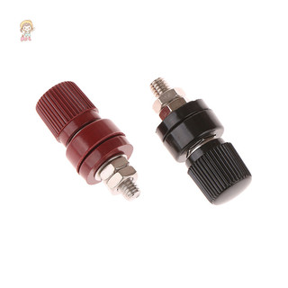 TWE M6 Thiết bị đầu cuối Bài viết bằng đồng thau Loại thiết bị đầu cuối 333 Vít ren màu đỏ và đen Nhiệt độ 6mm Vít đồng VN