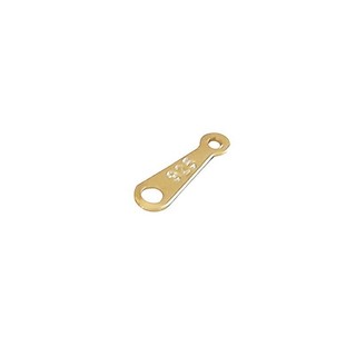 Túi đồng vàng hai lỗ 18 K14 k giữ màu giọt nước phối mảnh tự làm vòng tay thủ công vòng cổ chất liệu hoàn thiện phụ kiện trang sức