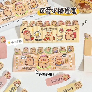 Giấy Note - Giấy Ghi Chú Capybara Xinh Xắn