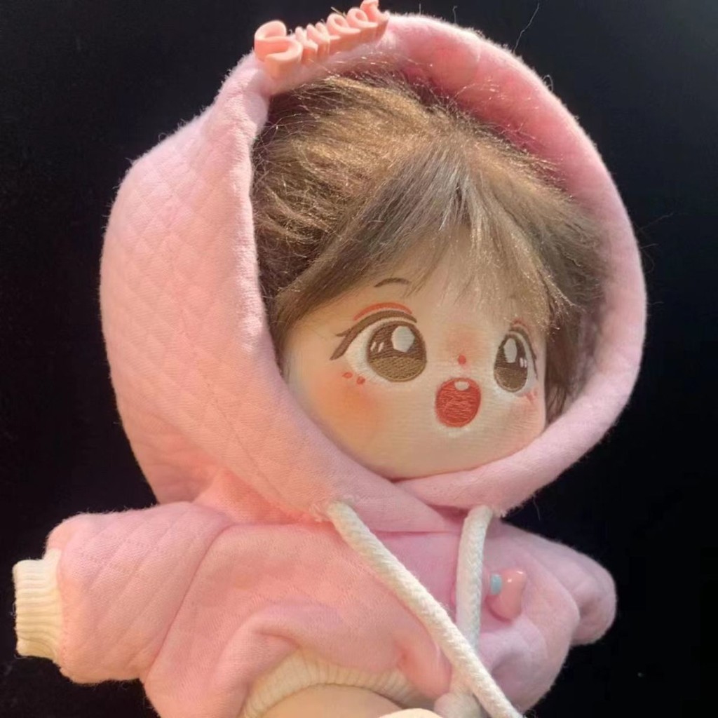 Quần áo búp bê Cotton 20cm dễ thương Áo có mũ trùm đầu giá rẻ Không có thuộc tính Búp bê đa năng Quần áo trẻ em Búp bê thay thế quần áo