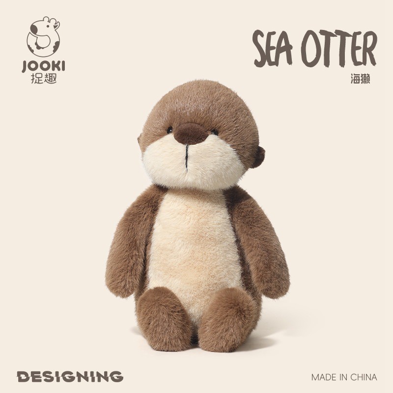 Jooki Kawaii Puppy Fox Rabbit Sea Otter Búp bê sang trọng Chó và Thỏ Đồ chơi nhồi bông Động vật mềm Búp bê nhẹ nhàng đáng yêu Trang trí phòng ngủ Quà tặng sinh nhật bạn gái trẻ em
