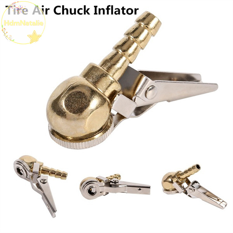 Hdmnatalie Kẹp Lốp Không Khí Chuck Máy Bơm Hơi Có Thân Van Cho Dụng Cụ Sửa Chữa Lốp Ô Tô VN