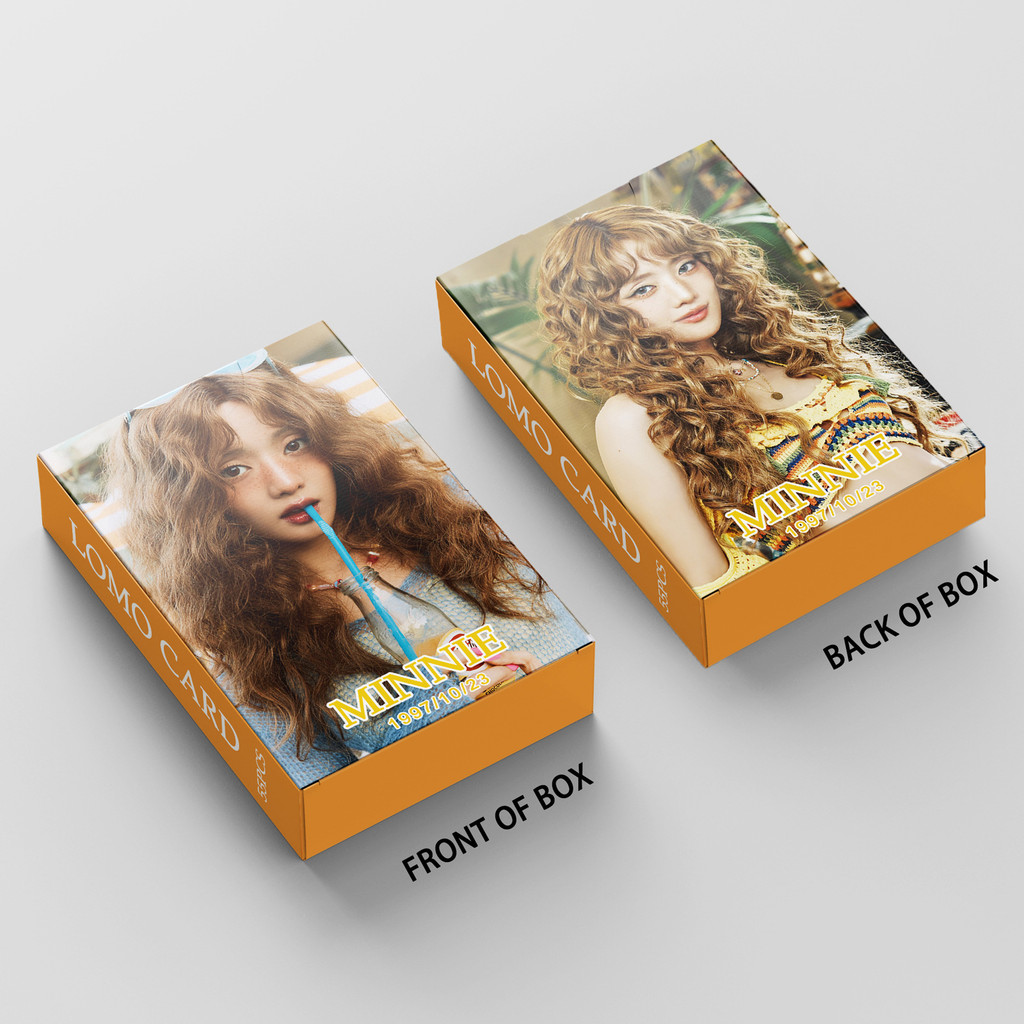 Linxx 55 Cái (G) I-DLE MINNIE Album Lomo Card Kpop Photocards Bưu Thiếp Series