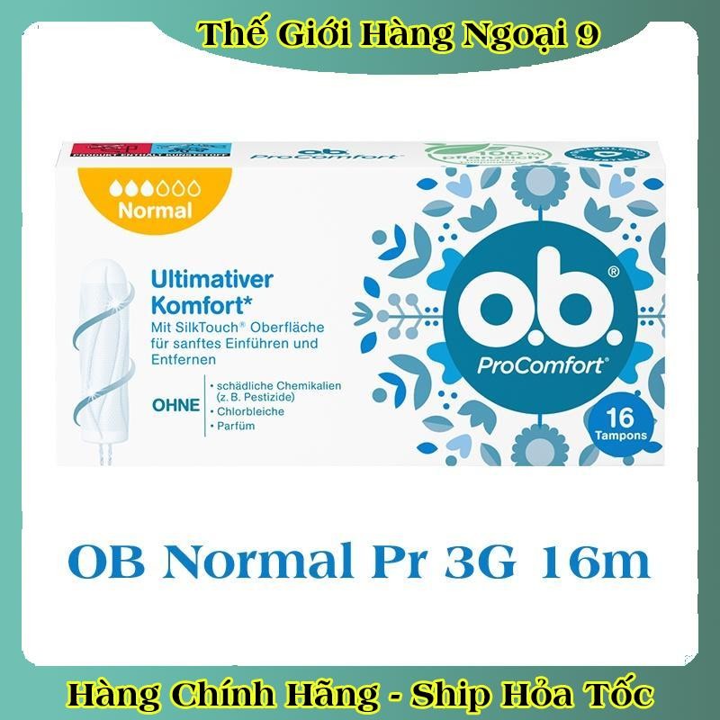Băng vệ sinh Tampon Ob - Hàng Nội Địa Đức