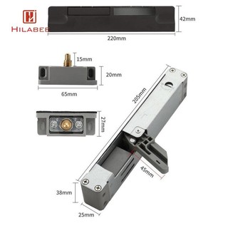 Bộ giảm chấn cửa Đóng cửa tự động Ngăn chặn ghim tay với phụ kiện vít Hợp kim kẽm cho nhà để xe gia đình