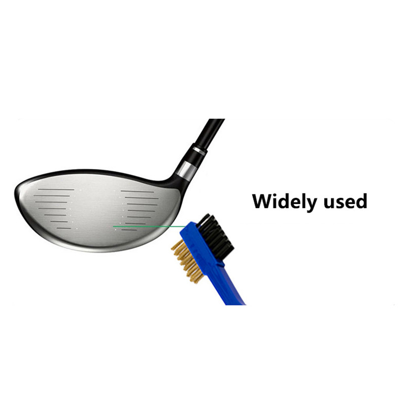 Tmoy Golf Bàn Chải Làm Sạch Câu Lạc Bộ Bụi Chống Mài Mòn Di Động Chống Trơn Trượt Tay Cầm al Thoải Mái Tay Cầm Bụi Bẩn Loại Bỏ Nylon Bri TCS