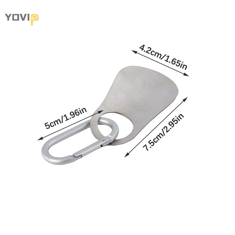 Yovip 1 Dụng cụ nâng giày bằng thép không gỉ 7.5cm Shoehorn VN
