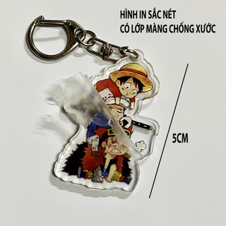 Móc Khóa Demon Slayer Thanh Gươm Diệt Quỷ Nhựa Acrylic Hai Mặt Kimetsu no Yaiba Hoạt Hình Anime Manga Dễ Thương