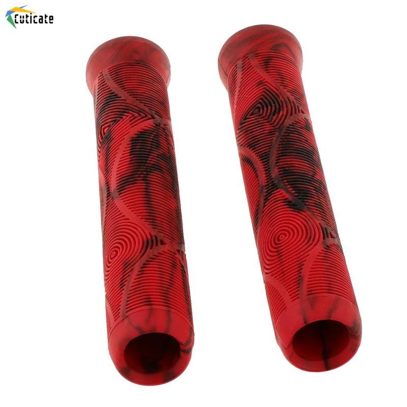 [Cuticate]1 Cặp Vỏ Bọc Tay Lái Xe Đạp MTB BMX Chống Trượt Màu Đen / Xanh Dương