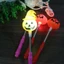 QEARY 4 Đèn Lồng Halloween, Gậy Nhấp Nháy Đèn Lồng Tay Bí Ngô Dạ Quang, Mùa Xuân Vui Nhộn Sáng Cây Đũa Phép Hoạt Hình Trang Trí Bí Ngô Dính Đèn Lồng Tiệc Halloween