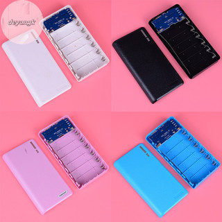 Deyangk 20000mAh dual usb power bank kit 6X 18650 Sạc diy box Cho Điện Thoại VN