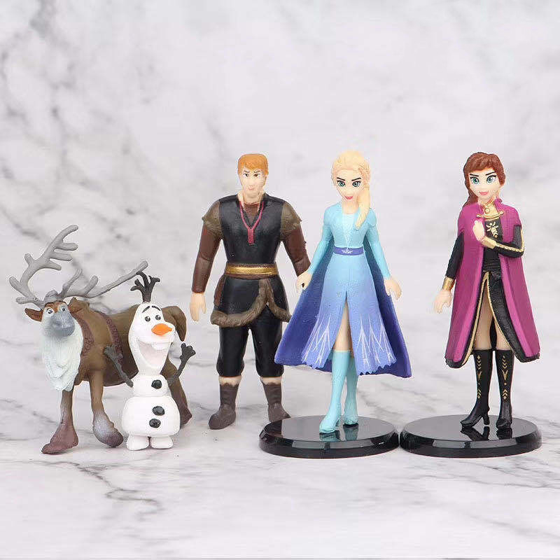 PS1 3-12 Chiếc Frozen Nhân Vật Hành Động Anna Elsa Kristoff Olaf Hoàng Tử Hans Sven Mẫu Búp Bê Đồ Chơi Cho Trẻ Em Vật Trang Trí Quà Tặng SP1
