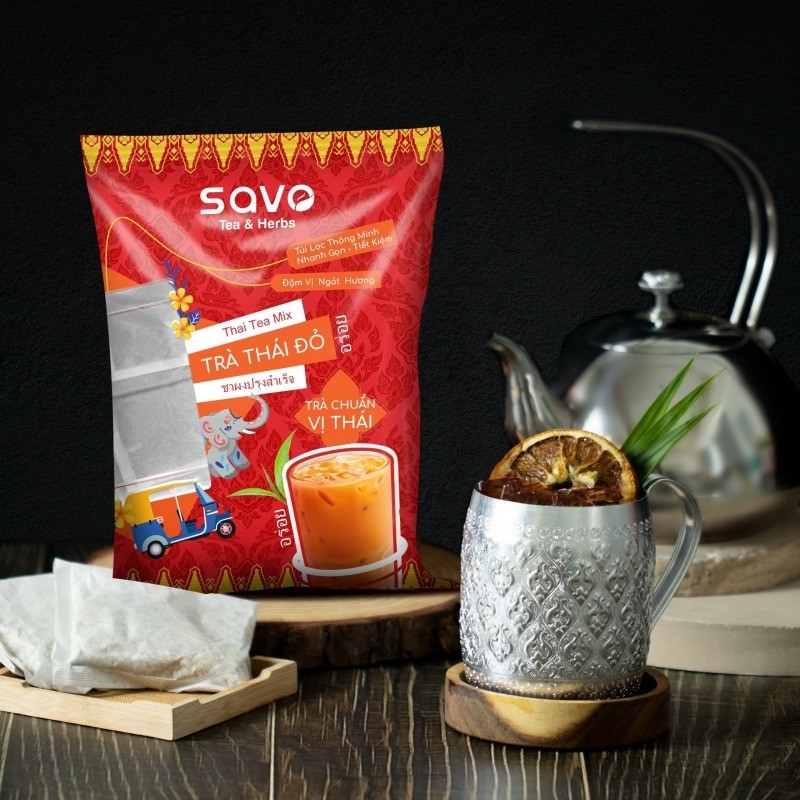 Trà Thái túi lọc SAVO gói 300g (15 túi x 20g)