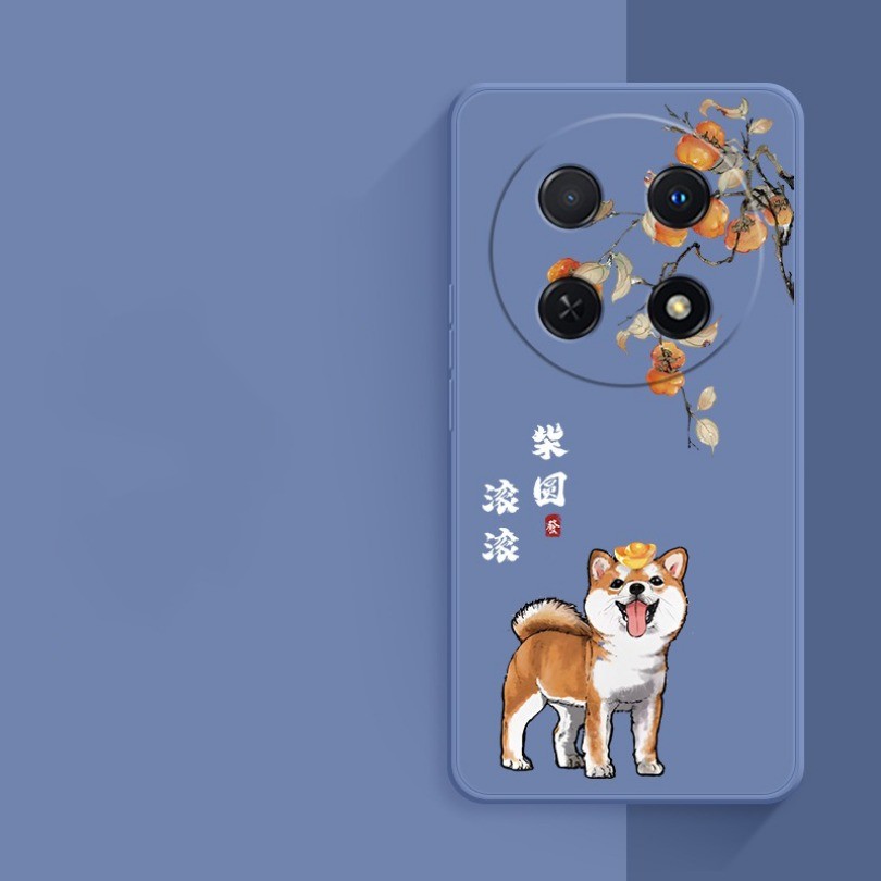 Dành Cho Realme C63 Note 50 GT Neo 2 2T 3 3T 5 SE Flash 5i 6i 5s 5 Ốp Điện Thoại Dễ Thương Shiba Inu Chó Silicon Cạnh Vuông Bìa Mềm