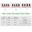 SMILE Guzheng Nail Cover, Guzheng Practice Silicone Guzheng Finger Guard, Phụ kiện thực hành nhạc cụ dây đa chức năng không cần đầu móng tay S / M / L Bảo vệ ngón tay