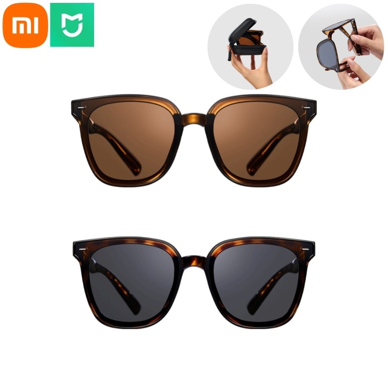 Kính râm phân cực gấp Xiaomi HD TR90 Lớp phủ chống phản quang OAR siêu nhẹ ≥ Kính ngoài trời chặn tia cực tím 90%