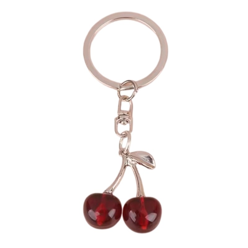 Vic Cherry Họa Tiết Móc Khóa Cherry Phần Cứng Khóa Thời Trang Nữ Túi Phụ Kiện