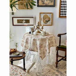Pháp Hau Class Pastoral Style Vintage Khăn trải bàn cho quán cà phê