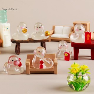 DIAPER & CORED 2025 Năm Rắn Vật Trang Trí May Mắn Dạ Quang Cung Hoàng Đạo Rắn Hình Micro Phong Cảnh Ô Tô Nội Thất Nhà Máy Tính Để Bàn Trang Trí Quà Tặng YTH