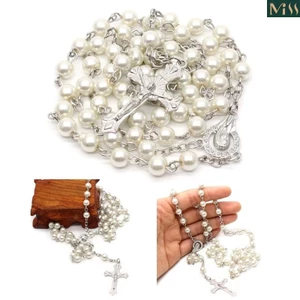 Miss * Cross-Necklace Công Giáo Dây Xích Mân Côi Vòng Cổ Huy Chương Và Thánh Giá Mặt Dây Chuyền Dây Chuyền Trang Sức Đất Thánh Quà Tặng Tôn Giáo U
