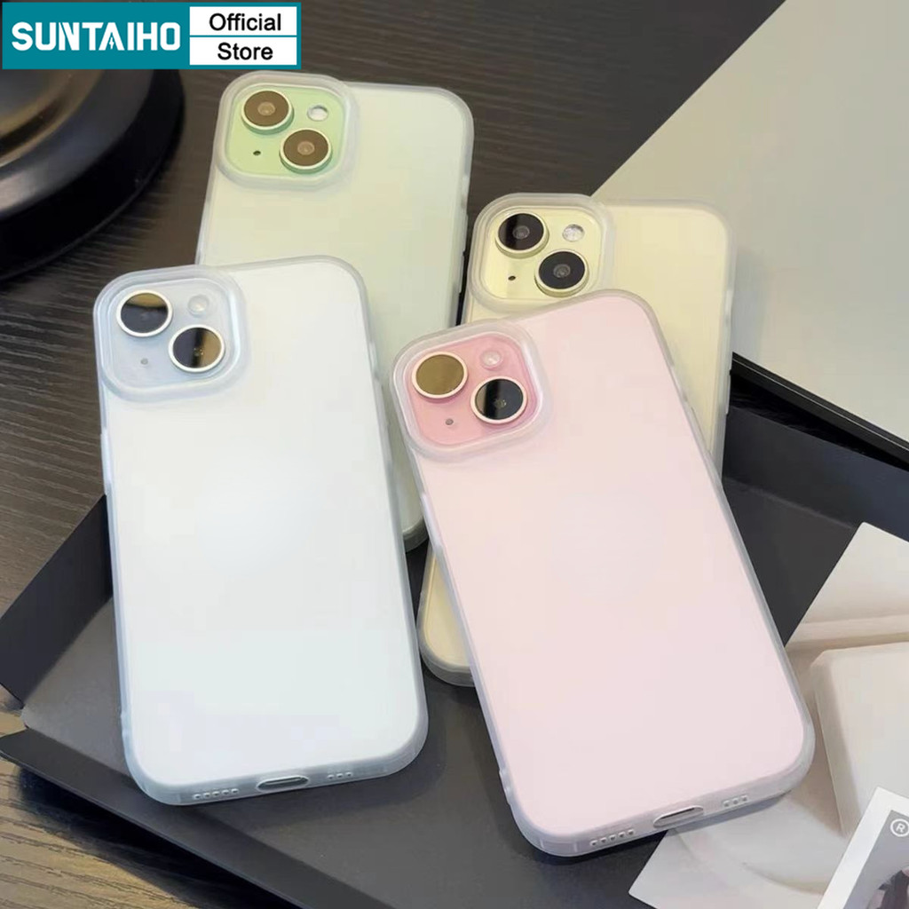 Mô tả Suntaiho Ốp Lưng iPhone Đơn Giản Trong Suốt Mờ Nhám Đen Chống Bẩn Ốp Điện Thoại Cao Cấp TPU Mềm Trắng Chống Sốc Cho Iphone 16 15 14 13 12 11 Pro Max IP 7 8 Plus Iphon X XR Xs Max - 1