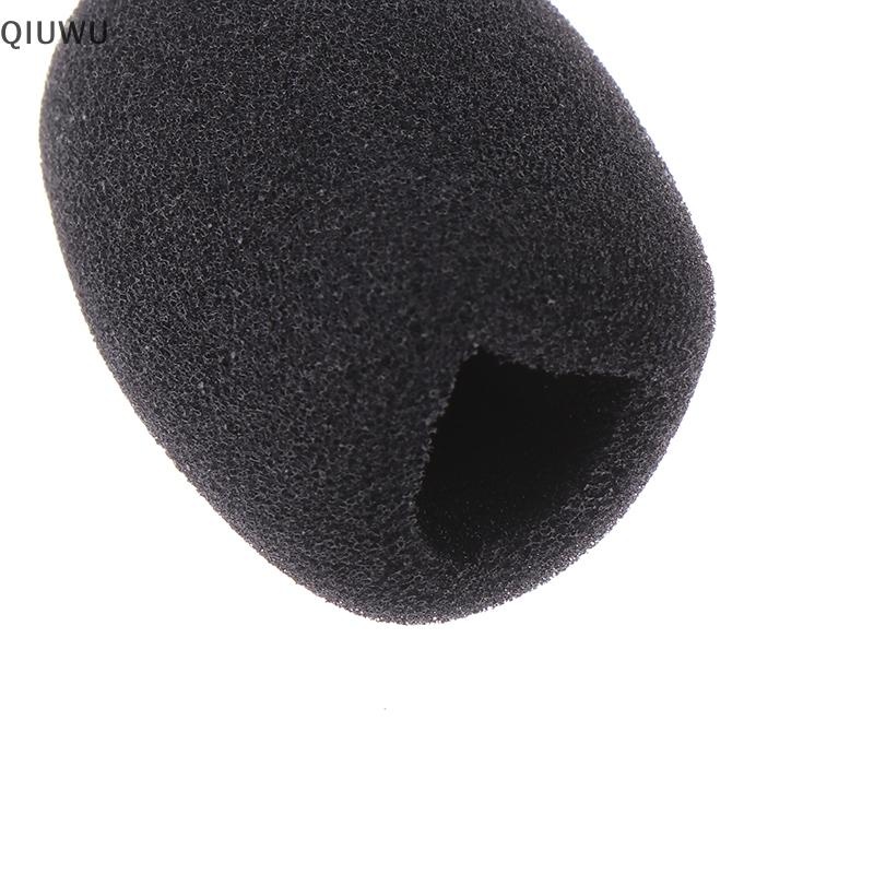 Qiuwu 5 Chiếc Tai Nghe Xốp Mic Cover Micro Kính Chắn Gió Tai Nghe Xốp Đen Micro Bộ Chuyên Dụng Thay Thế Tai Nghe.