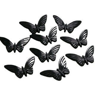 Dark Series mô phỏng nổi bật lỗ thẳng bướm diy phụ kiện Acrylic Bông tai kẹp tóc vỏ điện thoại vật liệu bán buôn