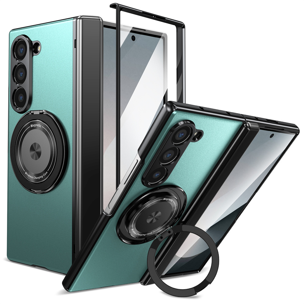 Ốp Điện Thoại Xoay 360 Cho Samsung Galaxy Z Fold 6 5 4 3 Fold6 Fold5 Fold4 Fold3 5G Vòng Bản Lề Bảo Vệ