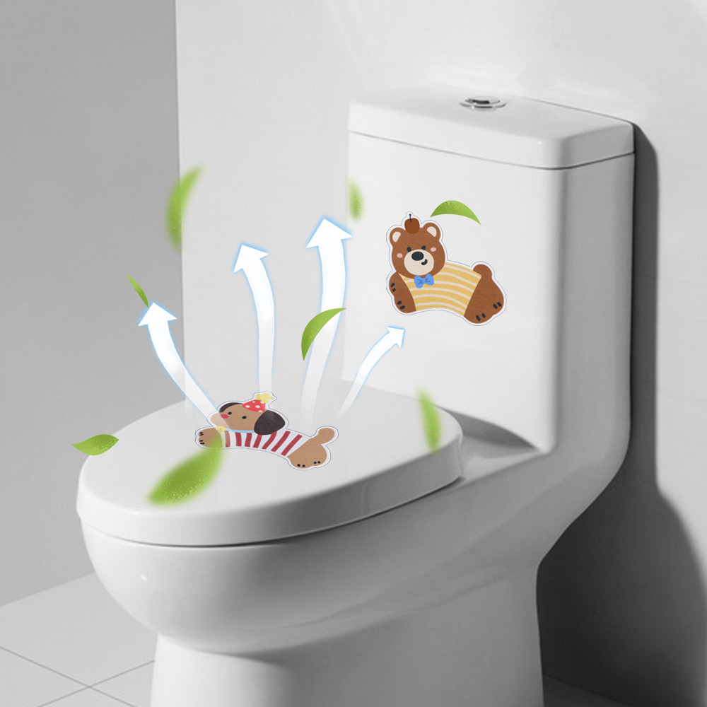 [Nổi bật] Nhãn dán khử mùi mùi thơm hoạt hình - Trang trí trong nhà dễ thương - Bánh ngọt làm mát không khí nhà bếp - Miếng dán khử mùi nhà vệ sinh - Giấy nỉ hút ẩm tủ quần áo