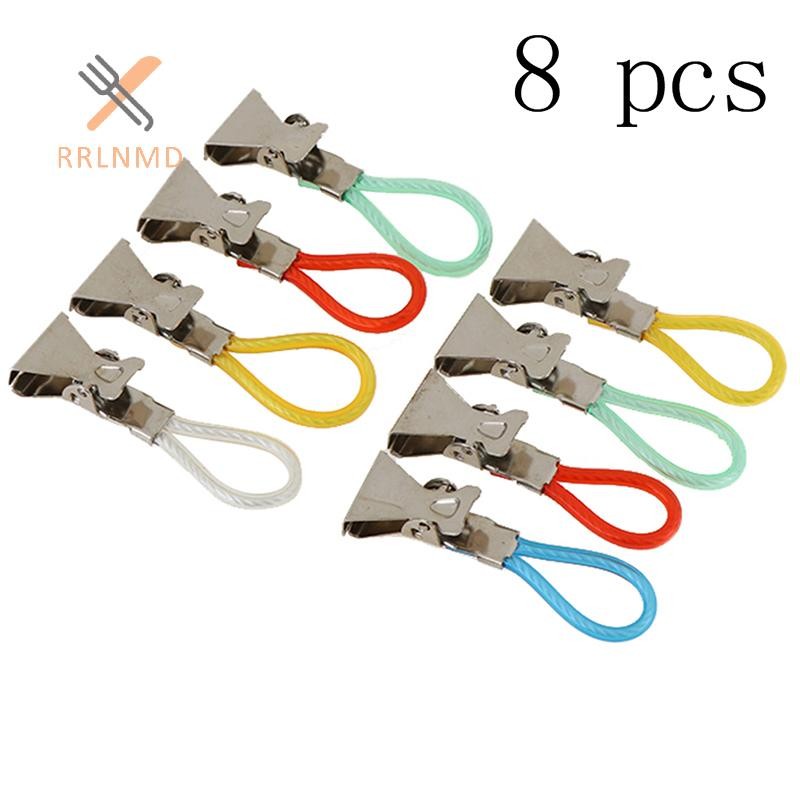 Rrlnmd 8 Chiếc Kẹp Khăn Móc Treo Khăn Trà Khăn Móc MỚI