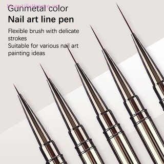 [Beautifulhome] 1 Cái Bàn Chải Móng Tay Nghệ Thuật Bút Lót Móng Tay Pháp 10 / 12 / 23mm Dụng Cụ Vẽ Dây Dài Siêu Mịn [beauty]