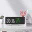 Đồng hồ sáng tạo SA có màn hình LED và chiếu nhiệt độ ẩm thời gian cho không gian trong nhà