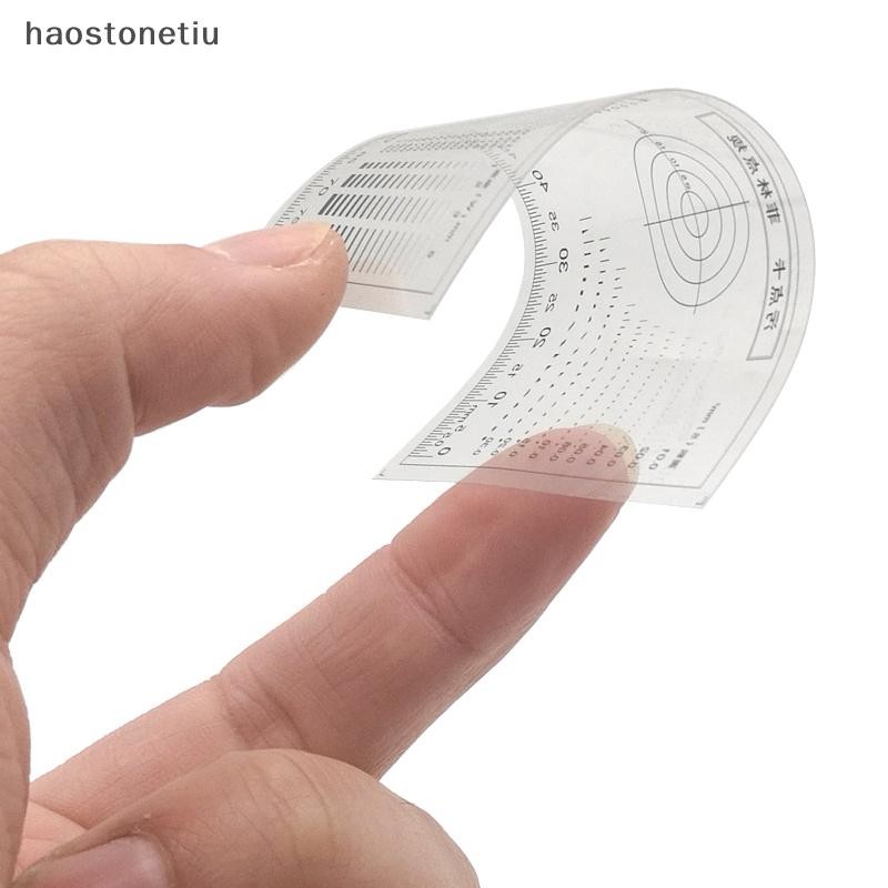 NS Gauge Point Gauge Phim Trong Suốt Thẻ Stain Card So sánh Vết Bẩn Crack Tương Phản PET Dot Line Kiểm tra chất lượng bề mặt NS