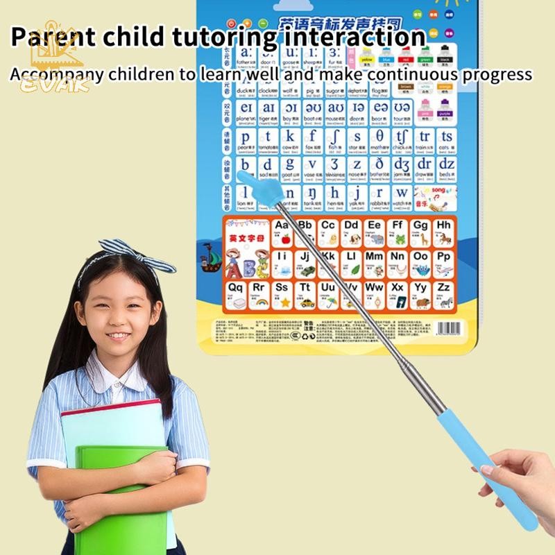 Alittlesetrtu Thép Con trỏ Giảng Dạy Kính Thiên Văn Thanh Thiết Kế Ngón Tay Thanh Giảng Dạy Ngón Tay Gậy Đọc Sách Dụng Cụ Trường Học Vật Dụng Văn Phòng VN