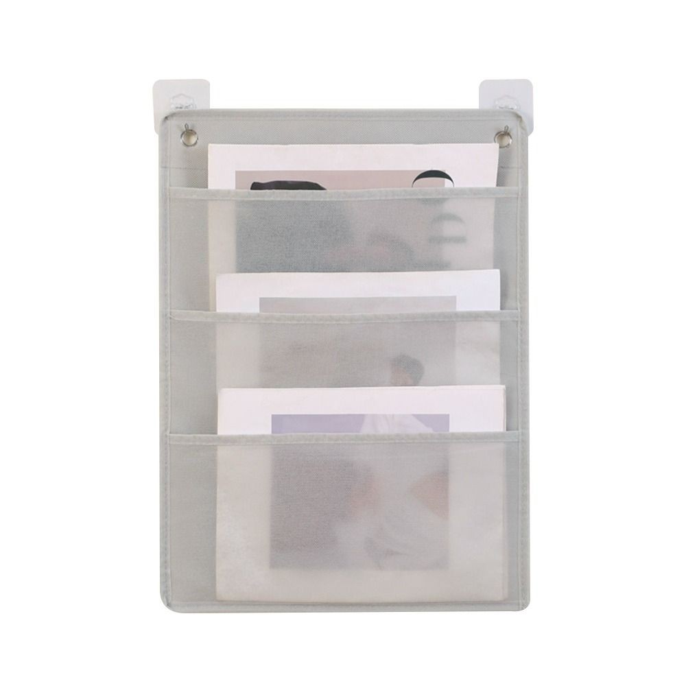 Túi lưu trữ treo tài liệu HOBBYIN, Tệp treo 3 / 6 / 9 lớp bằng vải không dệt, Biểu đồ bỏ túi dung lượng lớn đa chức năng Túi treo cạnh bàn bền dành cho học sinh